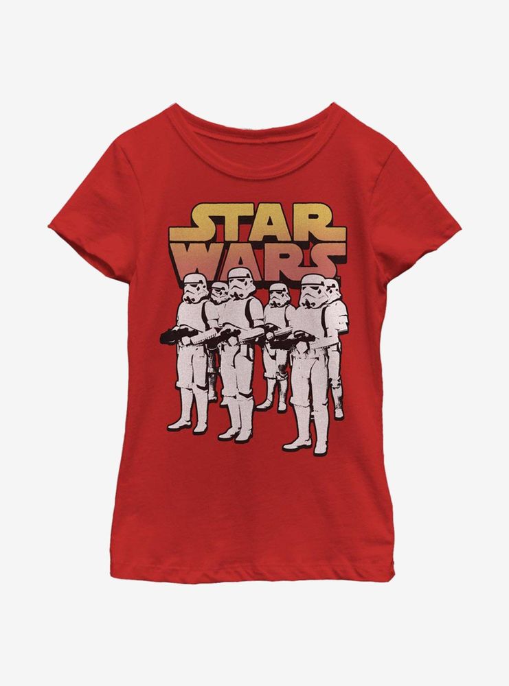 Star Wars Marching Orders Troopers Youth Girls T-Shirt