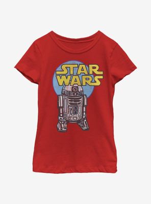 Star Wars R2 Circle Youth Girls T-Shirt