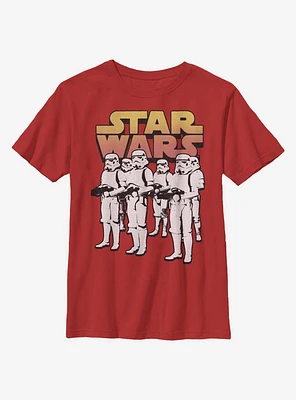 Star Wars Marching Orders Troopers Youth T-Shirt