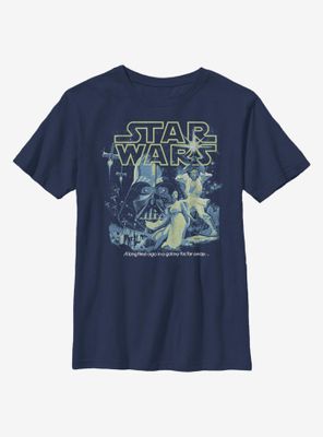 Star Wars Poster Neon Pop Youth T-Shirt