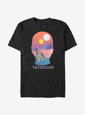 Star Wars Tatooine Silhouette T-Shirt