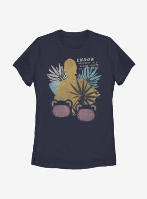 Star Wars Endor Secluded Womens T-Shirt