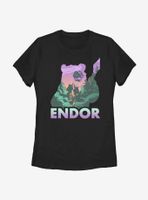 Star Wars Endor Silhouette Womens T-Shirt