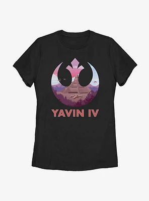 Star Wars Yavin IV Womens T-Shirt