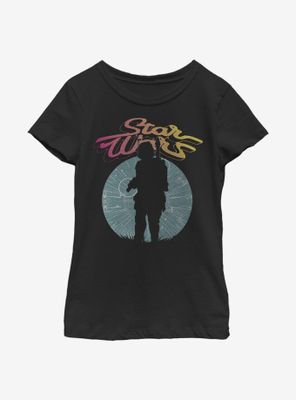 Star Wars Boba Silhouette Youth Girls T-Shirt