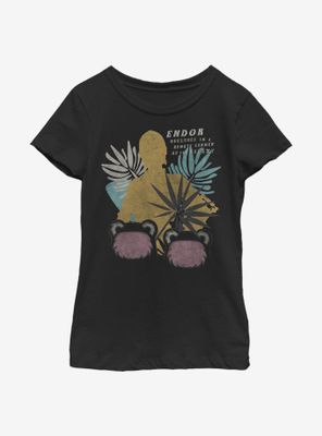 Star Wars Endor Secluded Youth Girls T-Shirt