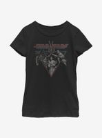 Star Wars Flaming Battle Youth Girls T-Shirt