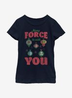 Star Wars Merry Force Decorations Youth Girls T-Shirt