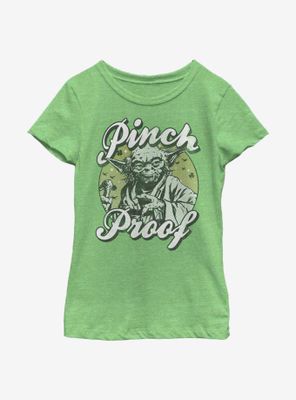 Star Wars Yoda Is Pinch Proof Youth Girls T-Shirt