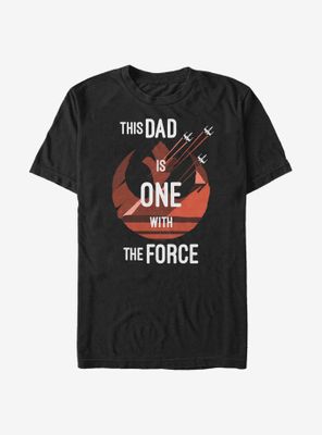 Star Wars This Dad Is One With The Force T-Shirt