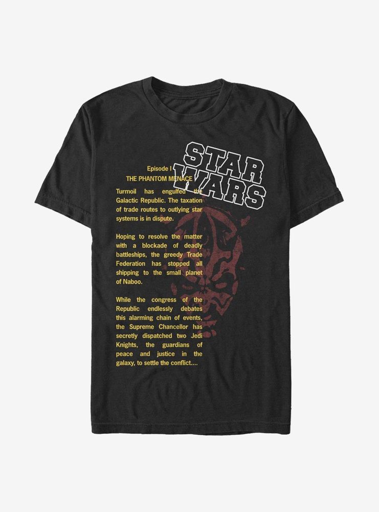 Star Wars Darth Maul Crawl T-Shirt