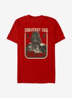 Star Wars Vader Galaxy Greatest Dad T-Shirt