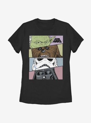 Star Wars Character Up Close Womens T-Shirt