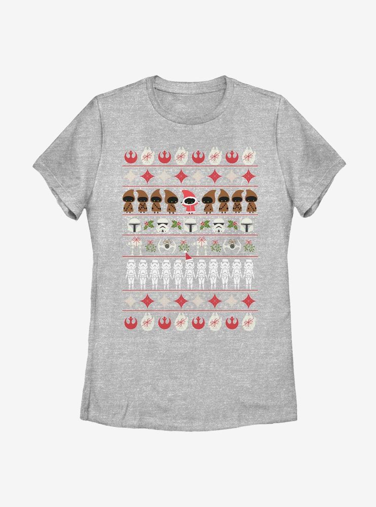 Star Wars Ugly Christmas Womens T-Shirt