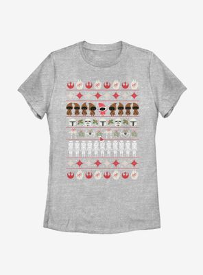 Star Wars Ugly Christmas Womens T-Shirt