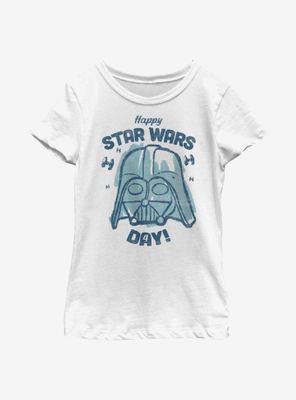 Star Wars Vader Happy Day! Youth Girls T-Shirt