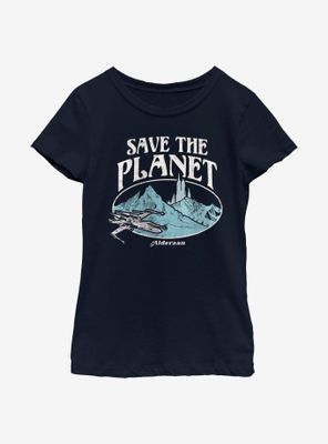 Star Wars Save The Planet Alderaan Youth Girls T-Shirt