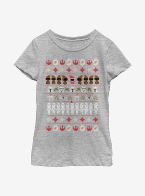 Star Wars Ugly Christmas Youth Girls T-Shirt