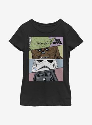 Star Wars Character Up Close Youth T-Shirt