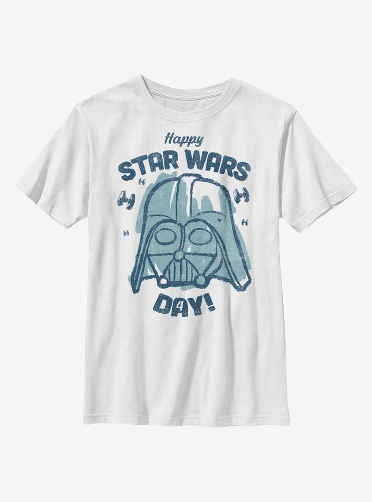 Star Wars Vader Happy Day! Youth T-Shirt