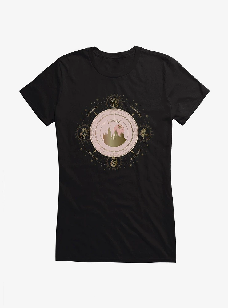 Harry Potter Hogwarts Houses Christmas Girls T-Shirt