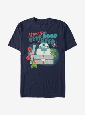 Star Wars Merry Beep Boop R2 T-Shirt