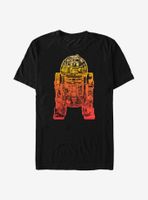 Star Wars Epic R2 No Fill T-Shirt