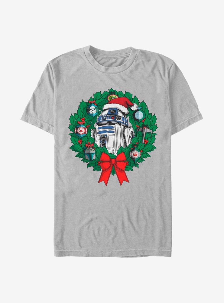 Star Wars R2 Wreath T-Shirt