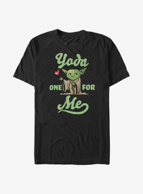 Star Wars Yoda One For Me Tiny Heart T-Shirt