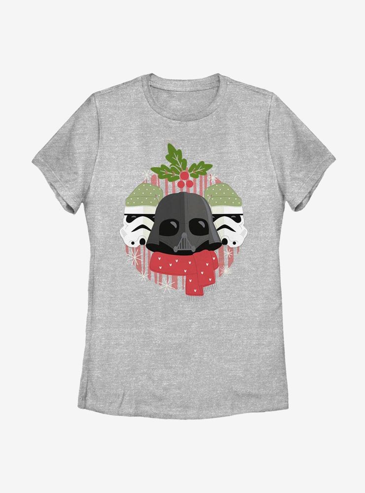 Star Wars Darth Holiday Womens T-Shirt