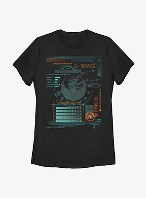 Star Wars Squadrons Components Womens T-Shirt