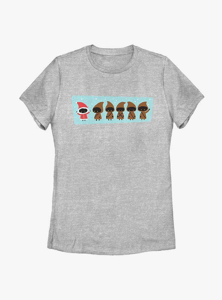 Star Wars Jawas Lineup Holiday Womens T-Shirt
