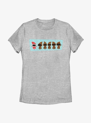 Star Wars Jawas Lineup Holiday Womens T-Shirt
