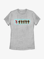 Star Wars Jawas Lineup Holiday Womens T-Shirt