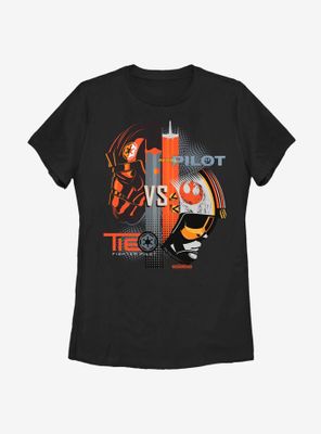 Star Wars Empire Vs Rebels Womens T-Shirt