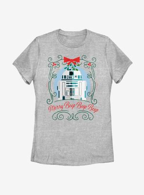Star Wars Merry Beep R2 Womens T-Shirt