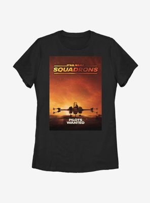 Star Wars Squadron Pilots Wanted Womens T-Shirt