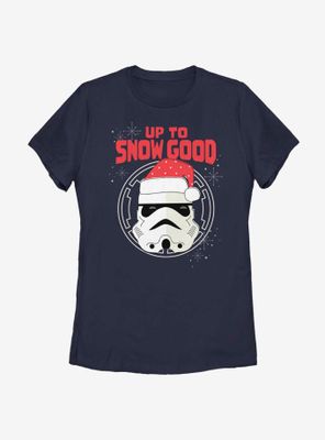 Star Wars Up To Snow Good Trooper Womens T-Shirt