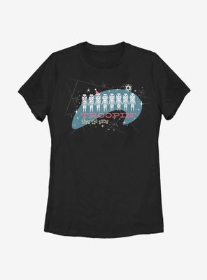 Star Wars Troopin' Thru The Snow Womens T-Shirt