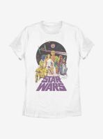 Star Wars Vintage Poster Womens T-Shirt