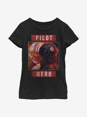 Star Wars Pilot Hero Youth Girls T-Shirt