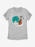 Star Wars Christmas Decorating Womens T-Shirt