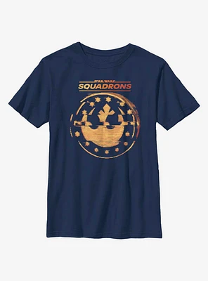 Star Wars Squadrons Glitched Logo Youth T-Shirt