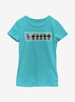 Star Wars Jawas Lineup Holiday Youth Girls T-Shirt