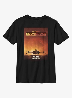 Star Wars Squadron Pilots Wanted Youth T-Shirt