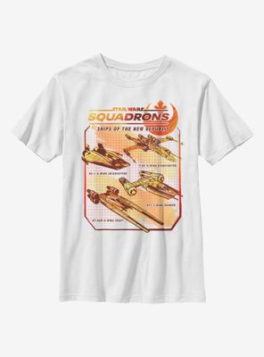 Star Wars Squadrons Rebel Ships Youth T-Shirt