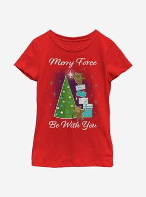 Star Wars Merry Force Be With You Ewoks Youth Girls T-Shirt