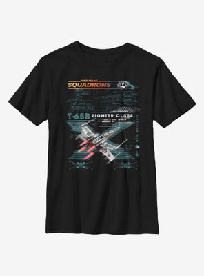 Star Wars X-Wing Squad Scheme Youth T-Shirt