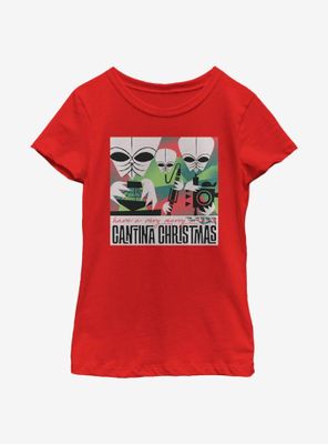 Star Wars Cantina Christmas Youth Girls T-Shirt