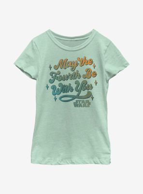 Star Wars May The Fourth Be With You Youth Girls T-Shirt